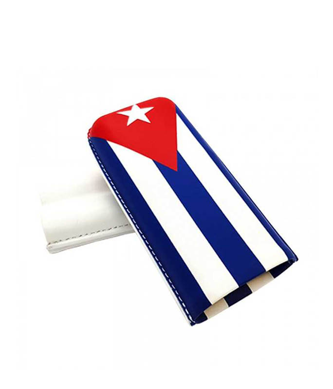 Δερμάτινη Πουροθήκη 2 πούρων Cuban Flag  4071 Πουροθήκες